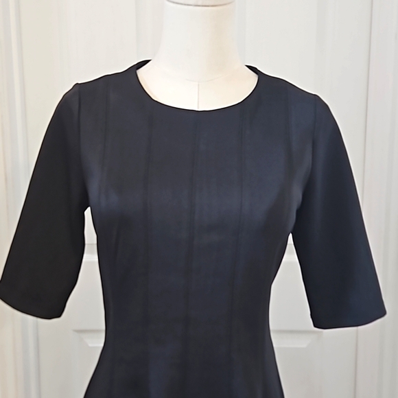 Forever 21 Scoop Neck Fit & Flare Mini Black Dress Size Small - Picture 5 of 7